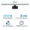 A diagram showing the features of a light fixture. Náhled obrázku produktu