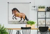 MuchoWow® Wandteppich Wandbehang Pferd - Tiere - Weiß - Produktbild-Vorschau 2