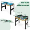 COSTWAY 12 in 1 Spieltisch, Tischspiel mit Tischfußball, Produktbild-Vorschau 7