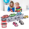 Zabawkowa ciężarówka do transportu samochodów z 6 małymi Podgląd zdjęcia produktu 8