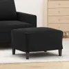vidaXL Fußhocker Schwarz 60x50x41 cm Samt Produktbild-Vorschau 2