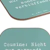 Mr. & Mrs. Panda Untersetzer Tasse Spruch Cousine Wunder - Produktbild-Vorschau 5