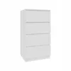Kommode AVEN, 97x50x40cm mattweiß, 4 grifflose Schubladen, Produktbild-Vorschau 2