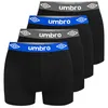 Umbro 4-Pack - Boxer in cotone da uomo in nero, Xl Anteprima dell’immagine prodotto 2