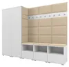 Garderobe NELA VII 250 cm Modulare Flurmöbel XL Weiß mit Produktbild-Vorschau 1