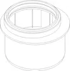 PoloPlast Übergangsrohr kurz PKRK Polo-Kal NG DN 110/90 Podgląd zdjęcia produktu 4