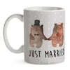 Mr. & Mrs. Panda Trinkbecher Bär Heirat - Grau Pastell - Produktbild-Vorschau 3