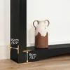 Konsolentisch 100 cm schmal Vintage Holz Schwarz Produktbild-Vorschau 3