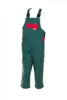 Planam Kinder-Latzhose Gr. 122/128 mittelgrün/mittelrot Produktbild-Vorschau 1