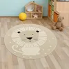 Dywan do pokoju dziecięcego efekt 3d wzór lwa beżowy Podgląd zdjęcia produktu 2