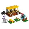 LEGO Minecraft horse stable set with figures and accessories. Podgląd zdjęcia produktu
