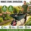 Schubkarre 100 L mit Kunststoffmulde bis 250 kg Stahlrahmen Produktbild-Vorschau 9