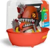 A collectible figurine of a character from the anime series Chainsaw Man, depicted sitting in a red bathtub. Podgląd zdjęcia produktu