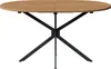 okwish Esstisch 120×80×75.5 cm moderner Küchentisch，ovaler Produktbild-Vorschau 5