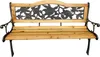 Akord Panca Da Giardino Rosa/Nera/Legno Naturale 125X52X76 Anteprima dell’immagine prodotto 11