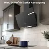 CIARRA Kopffreihaube 60cm, 600 m³/h A+ Schräge Produktbild-Vorschau 2
