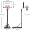 Basketballkorb Outdoor mit Ständer, 255–305cm Produktbild-Vorschau 3