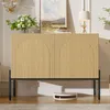 Mueble aparador Merax con 2 puertas, cómoda con patas de Vista previa de la imagen del producto 2