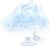 com-four® 80x Saugnapfhalter mit Kabel-Schlitz, transparent Produktbild-Vorschau 1