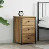 vidaXL Table de chevet Marron 40 x 36 x 60 cm Bois massif Voir les images du produit 1