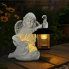 abc HOME | Dekofigur Engel mit Laterne | LED | Solarpanel | Produktbild-Vorschau 1