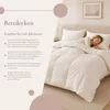 Bettdecke 160x200 cm - Ganzjahresdecke - Weiß - Produktbild-Vorschau 2