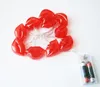 LICHTERKETTE Lippen 10 LED Rot Girlande 100cm Lichtkette Produktbild-Vorschau 2