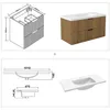 Waschtisch mit Unterschrank 100cm RIVA Badmöbel Set Produktbild-Vorschau 6