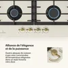 Klarstein Plaque de cuisson à gaz encastrée, Plaque à gaz, Voir les images du produit 4