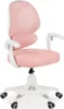 Schreibtischstuhl ISLA mit Fußstütze, Rosa – ergonomischer Produktbild-Vorschau 3