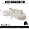 Modulares Schaumsofa 2-Teilig – Rahmenloses Sofa in Beige, Produktbild-Vorschau 5