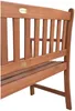 Gartenbank PROMOTION 2-sitzig mit Armlehne aus 100% Eukalyptus geölt Podgląd zdjęcia produktu