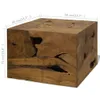 vidaXL Couchtisch 50x50x35 cm Teakholz Braun Produktbild-Vorschau 6