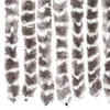 Design Fliegenvorhang Taupe und Weiß 118x220 cm Chenille, Produktbild-Vorschau 6