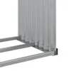 vidaXL Rifugio per legna da ardere effetto legno 120x45x140 Anteprima dell’immagine prodotto 9