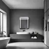 Zrkadlová skrinka s osvetlením Talos Black Linea 60x70cm - Voir les images du produit 10