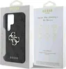 A product packaging for a Guess phone case, showing the case inside the packaging and the back of the packaging with product information and graphics. Produktbild-Vorschau