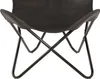 Lesli Living Butterfly-Sessel Buffalo 75x75x87 cm Schwarz Podgląd zdjęcia produktu 6
