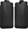 Two black phone cases are shown side-by-side against a white background. Produktbild-Vorschau