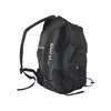 A black backpack shown from the side. Podgląd zdjęcia produktu