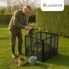 Juskys Metall Komposter 450 L, stabil, wetterfest & Produktbild-Vorschau 7