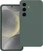 A green phone case is shown next to a smartphone. Produktbild-Vorschau