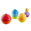 A collection of colorful stacking toys for babies and toddlers. Produktbild-Vorschau