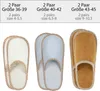 ONVAYA® ABS Gästepantoffel | Regenbogen mit Herz | 6er Set Produktbild-Vorschau 4