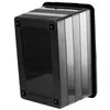 A black storage box with wheels. Anteprima dell’immagine prodotto
