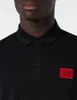 HUGO Dereso222 Poloshirt, Schwarz L Produktbild-Vorschau 3