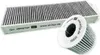 Two air filters are shown, one rectangular and one cylindrical, on a white background. Produktbild-Vorschau