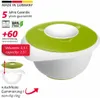 Westmark Rührschüssel mit zweigeteiltem Deckel, 2,5 l, Voir les images du produit 4