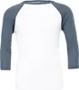 Canvas 3200 | Herren 3 / 4 Sleeve Baseball T-Shirt - Farbe: Produktbild-Vorschau 1