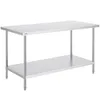 Table de préparation VEVOR en acier inoxydable, table de Voir les images du produit 1